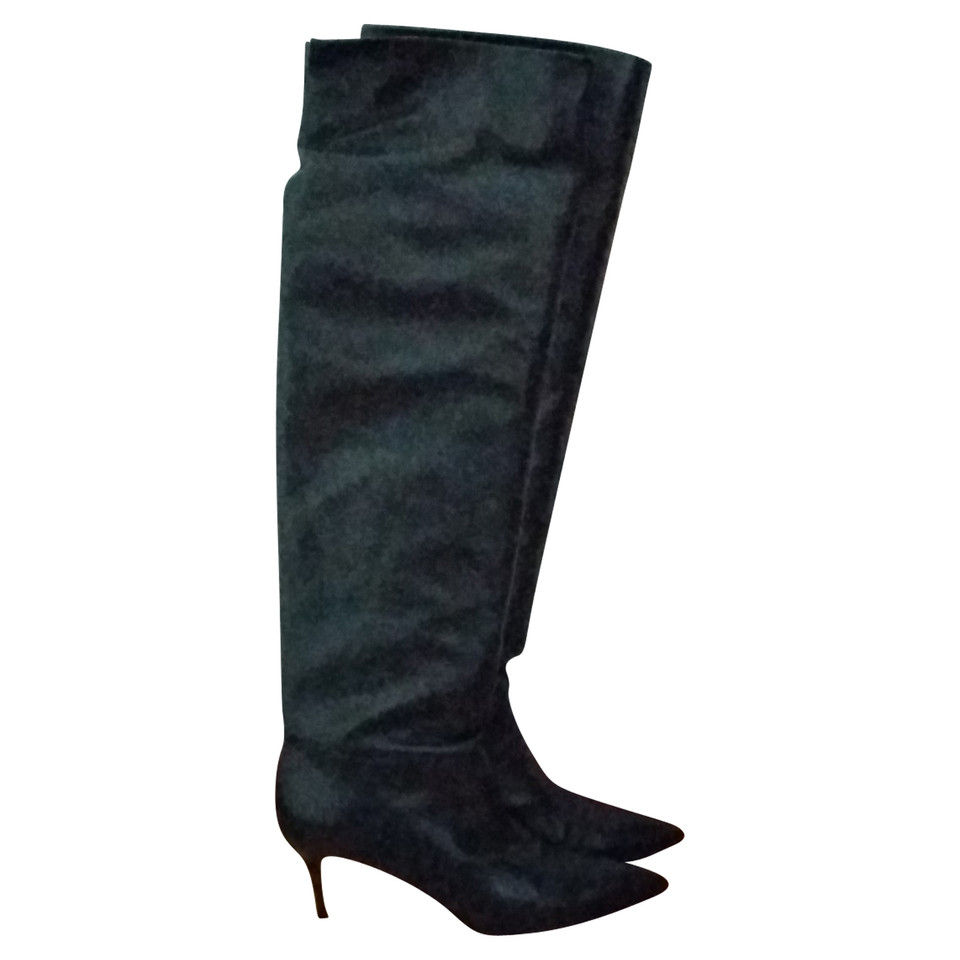 Le Silla  Boots Leather in Black