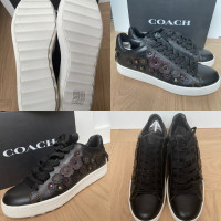 Coach Trainers Leather in Black