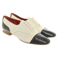 Charles Jourdan Lace-up shoes Leather in Cream