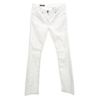 Laurèl Paire de Pantalon en Coton en Blanc