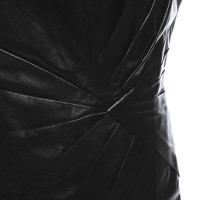 Strenesse Kleid aus Leder in Schwarz