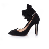 Gianvito Rossi Décolleté/Spuntate in Pelle scamosciata in Nero