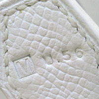 Hermès Bolide 31 aus Leder in Weiß