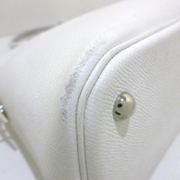Hermès Bolide 31 aus Leder in Weiß