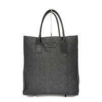 Gucci Tote Bag aus Jeansstoff in Grau
