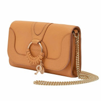 See By Chloé Clutch aus Leder in Rosa / Pink