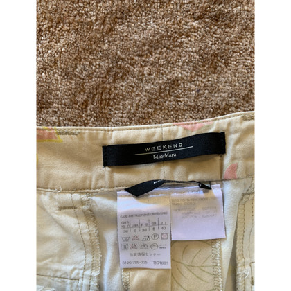 Max Mara Trousers Cotton in Beige