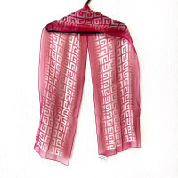 Givenchy Sjaal Zijde in Roze