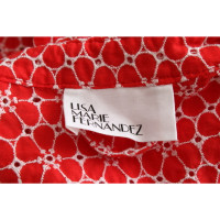 Lisa Marie Fernandez Kleid aus Baumwolle in Rot