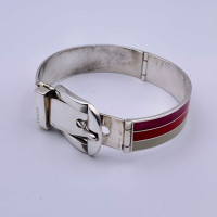 Gucci Armreif/Armband aus Silber in Rosa / Pink