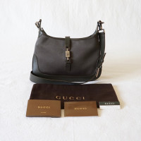 Gucci Jackie Bag aus Leder in Khaki