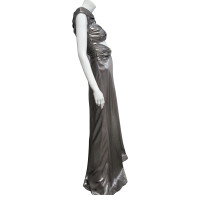 Vionnet Dress Silk in Silvery