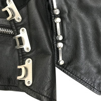 Balmain Leather sleeveless vest