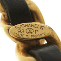 Chanel riem gemaakt van metaal en leer