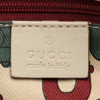 Gucci Umhängetasche aus Leder in Weiß
