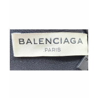 Balenciaga Oberteil aus Seide in Schwarz