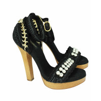 Dolce & Gabbana Sandals Cotton in Black