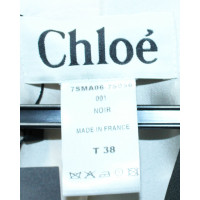 Chloé Jacke/Mantel aus Seide in Schwarz