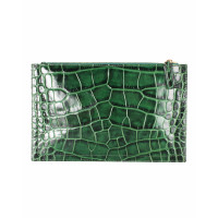 Givenchy Clutch aus Leder in Grün