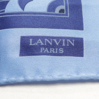 Lanvin Schal/Tuch aus Seide in Blau