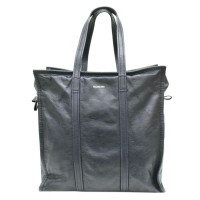 Balenciaga Shopper aus Leder in Blau