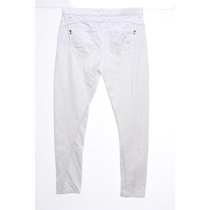 Patrizia Pepe Jeans in Cotone in Bianco