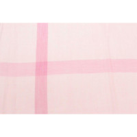 Hermès Schal/Tuch aus Baumwolle in Rosa / Pink