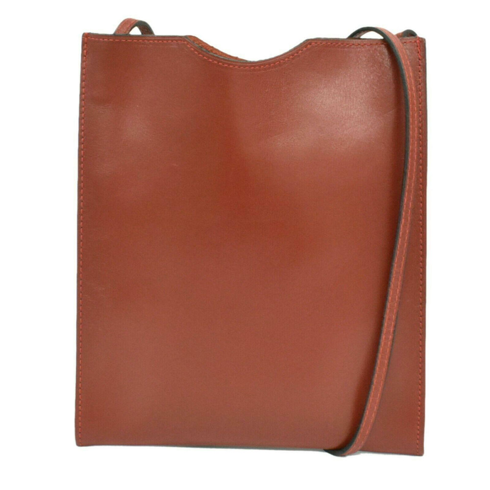 Hermès Shoulder bag Leather in Bordeaux