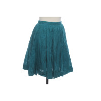 Joseph Skirt Cotton in Turquoise