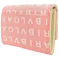 Bulgari Täschchen/Portemonnaie aus Canvas in Rosa / Pink