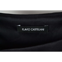 Flavio Castellani Kleid aus Seide in Schwarz