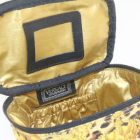 Versace Handtasche aus Canvas in Gelb