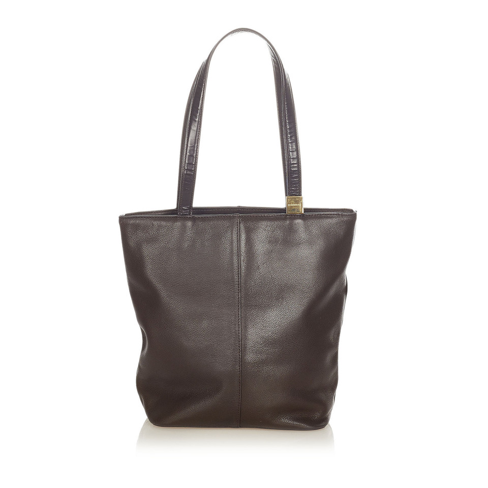 Burberry Tote bag Leather in Brown