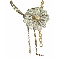 Lanvin Necklace Silk in Silvery