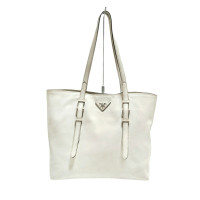 Prada Shoulder bag Leather in Cream