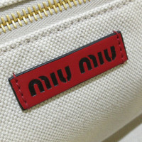 Miu Miu Tote bag Canvas in Red