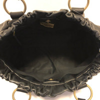 Miu Miu Tote Bag aus Leder in Schwarz