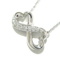 Tiffany & Co. Necklace White gold in Silvery