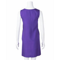 Diane Von Furstenberg Kleid aus Baumwolle in Violett