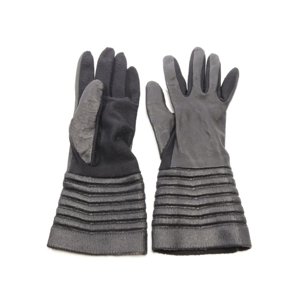 D. Exterior Handschuhe aus Wolle in Schwarz