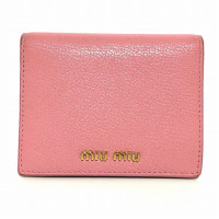 Miu Miu Bag/Purse Leather in Pink