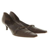 Sergio Rossi Pumps/Peeptoes Leather in Brown