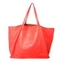 Céline Tote bag Leather in Red