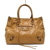 Balenciaga City Bag aus Leder in Braun