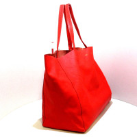 Céline Tote Bag aus Leder in Rot