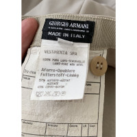 Armani Hose aus Wolle in Beige