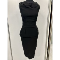 Preen Kleid aus Baumwolle in Schwarz