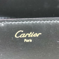 Cartier Clutch aus Leder in Schwarz
