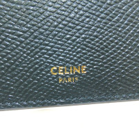 Céline Täschchen/Portemonnaie aus Leder in Grün