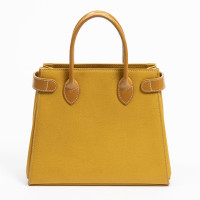 Burberry Handbag Leather in Yellow